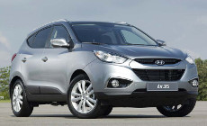 Silver Hyundai ix35
